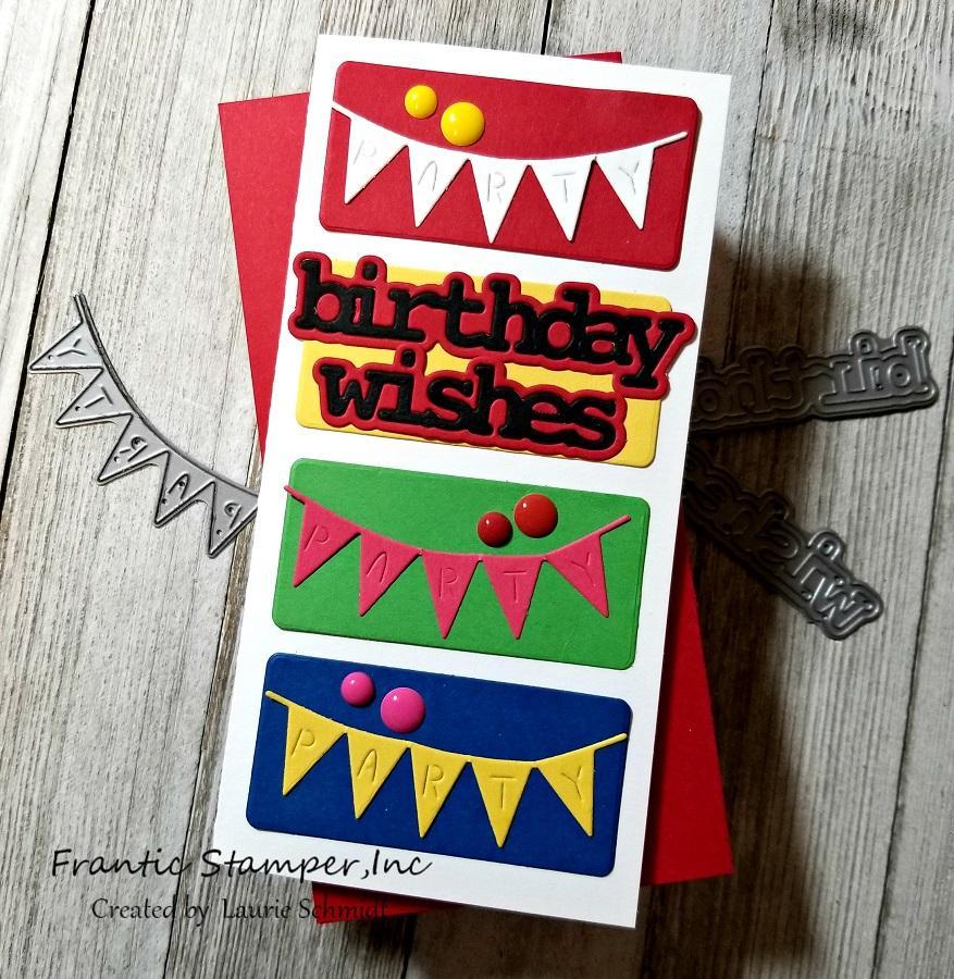 Frantic Stamper Precision Die - Birthday Party