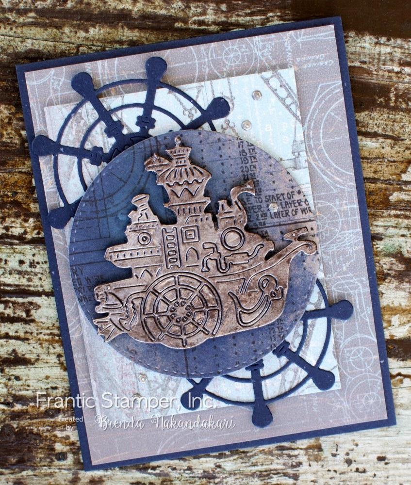 Frantic Stamper Precision Die - Steampunk Ship