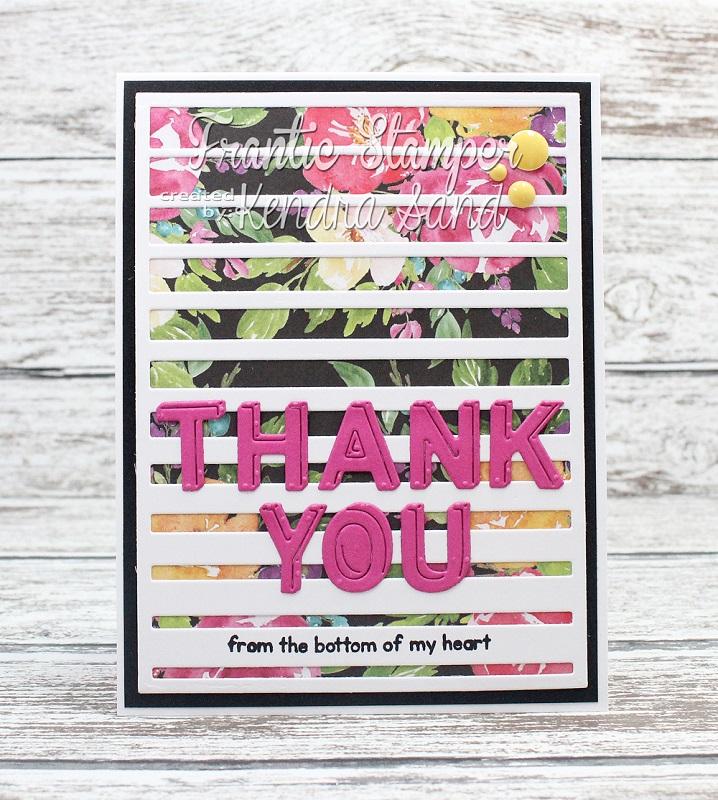 Frantic Stamper Clear Stamp Set - Thankful & Highlight Brushstrokes