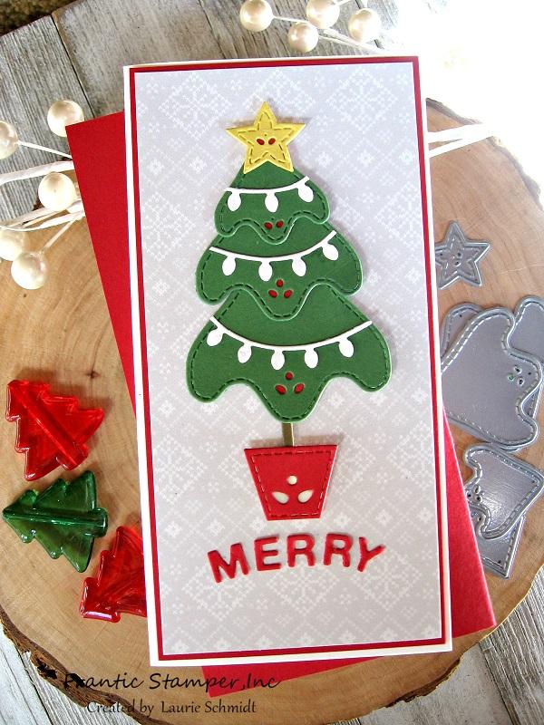 Frantic Stamper Precision Die - Country Christmas Tree