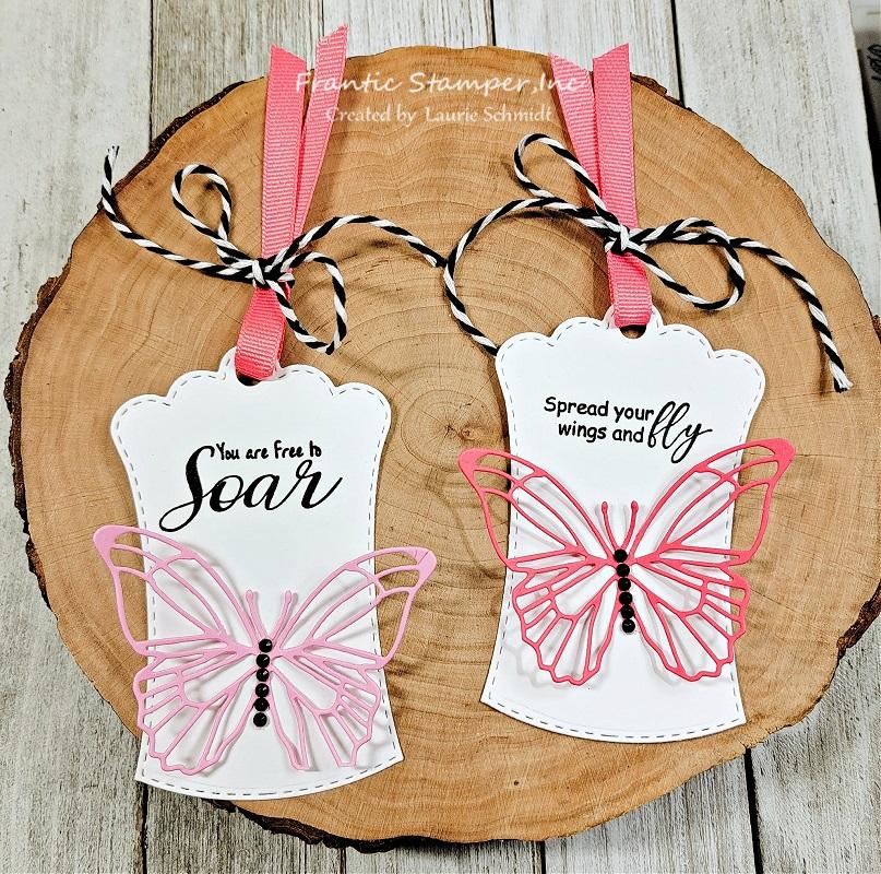 Frantic Stamper Clear Stamp Set - Butterfly