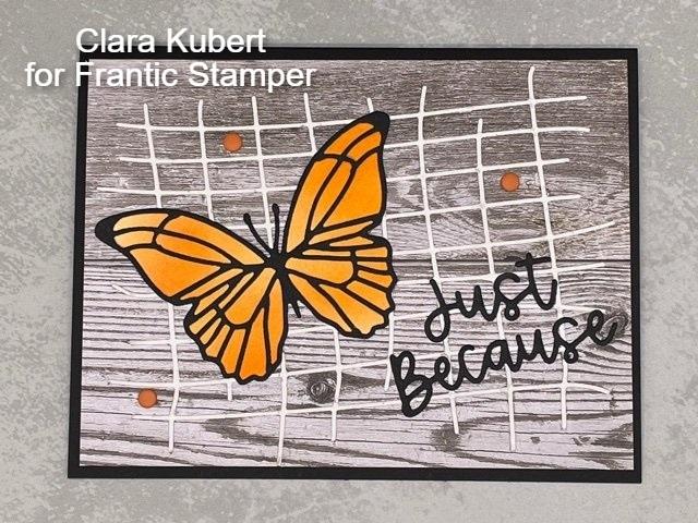 Frantic Stamper Precision Die - Western Lady Butterfly