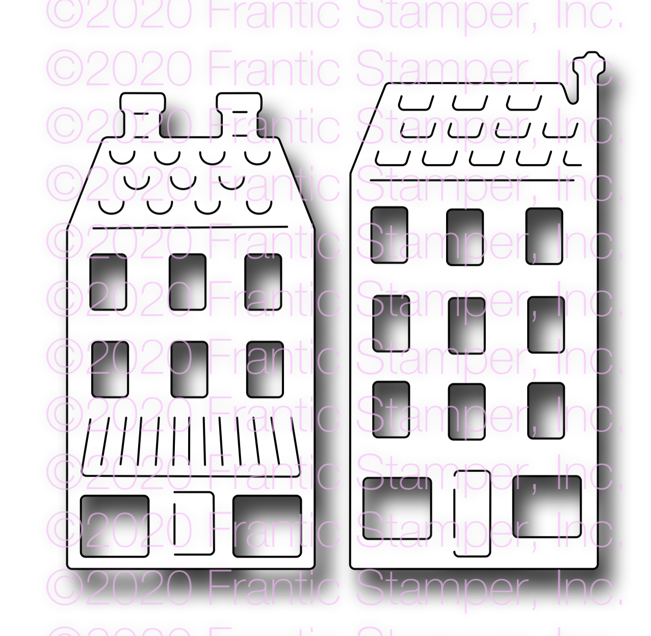 Frantic Stamper Precision Die - Village Apartments