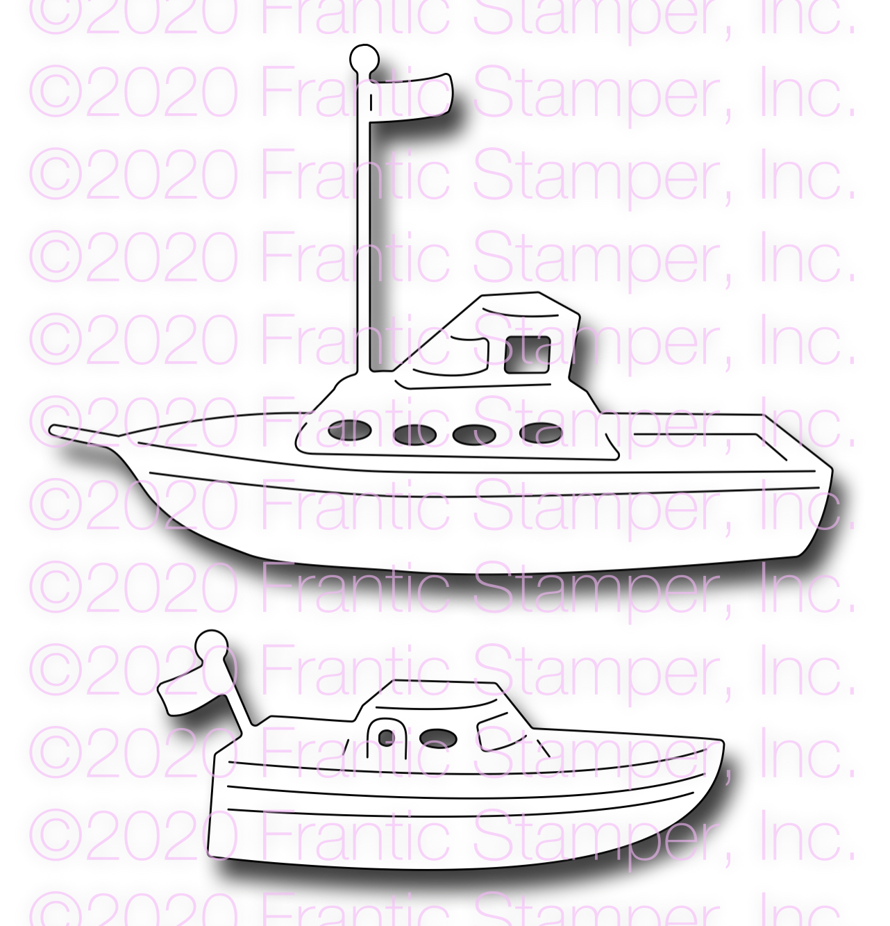 Frantic Stamper Precision Die - Pleasure Boats