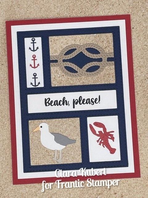 Frantic Stamper Clear Stamp Set - Sassy Seaside Sentiments