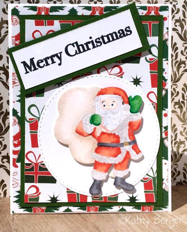 Frantic Stamper Precision Die - Santa With Toy Bag