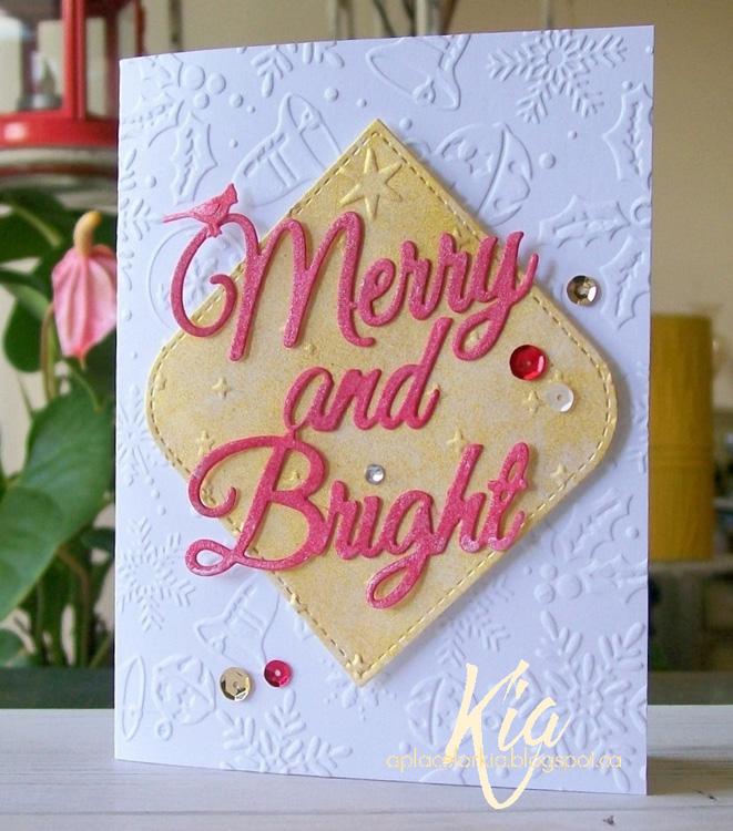 Frantic Stamper Precision Die - Merry and Bright