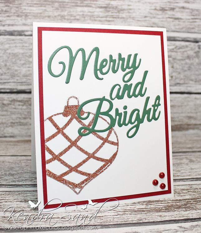 Frantic Stamper Precision Die - Merry and Bright