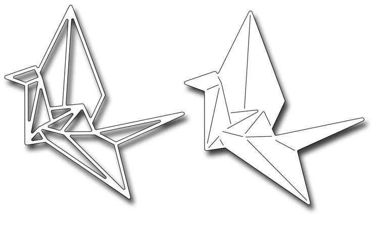 Frantic Stamper Precision Die - Origami Cranes