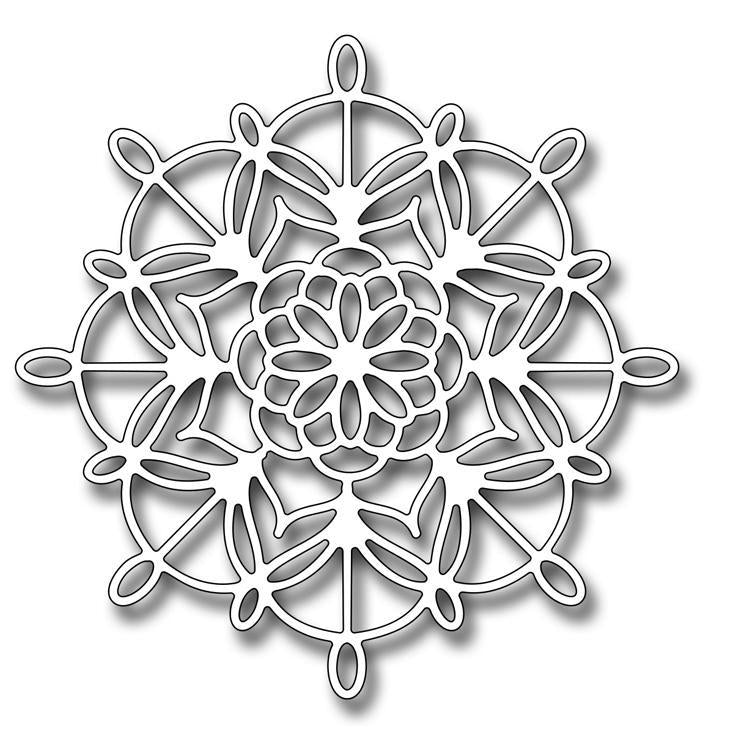 Frantic Stamper Precision Die - Lace Geometric Flower Doily