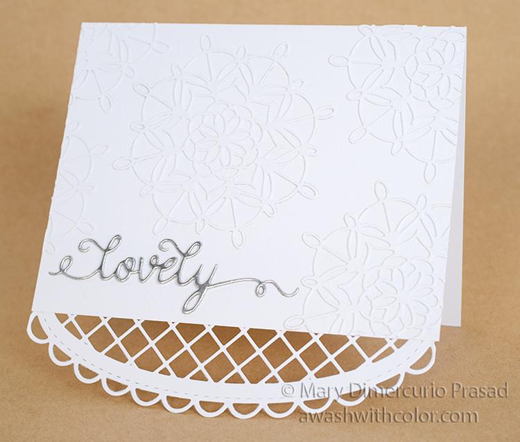 Frantic Stamper Precision Die - Lace Geometric Flower Doily