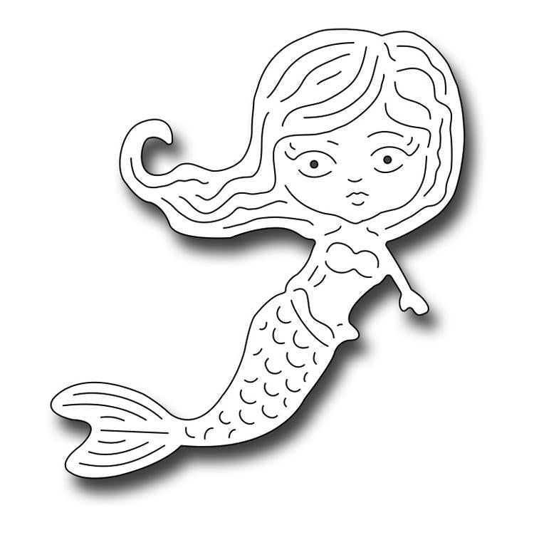 Frantic Stamper Precision Die - Cute Mermaid