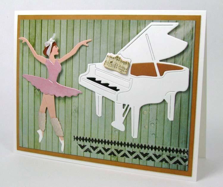 Frantic Stamper Precision Die - Baby Grand Piano