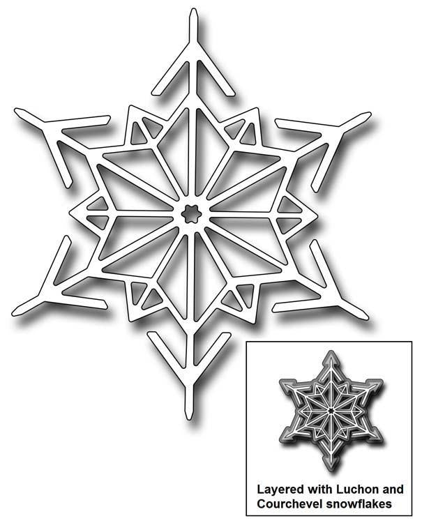 Frantic Stamper Precision Die - Chamonix Snowflake