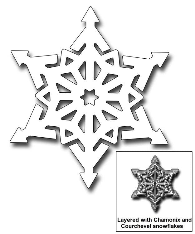 Frantic Stamper Precision Die - Luchon Snowflake