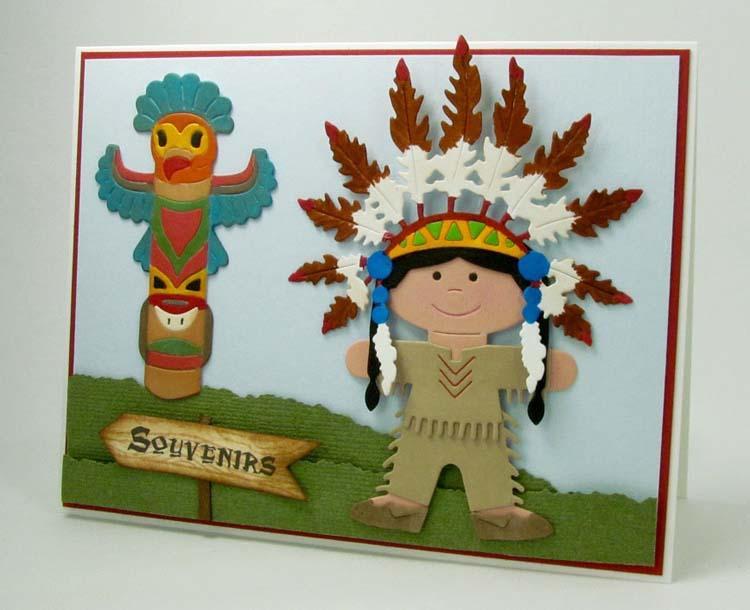 Frantic Stamper Precision Die - Native American Doll Clothes