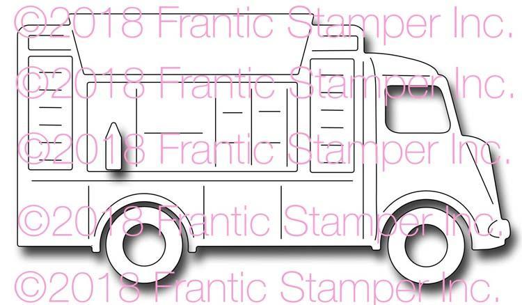 Frantic Stamper Precision Die - Food Truck