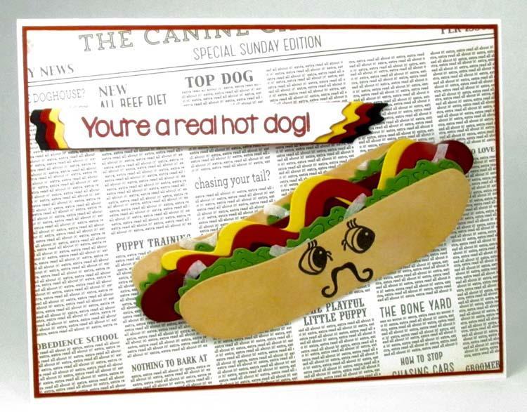 Frantic Stamper Precision Die - Hot Dog