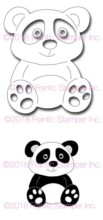Frantic Stamper Precision Die - Ping the Panda