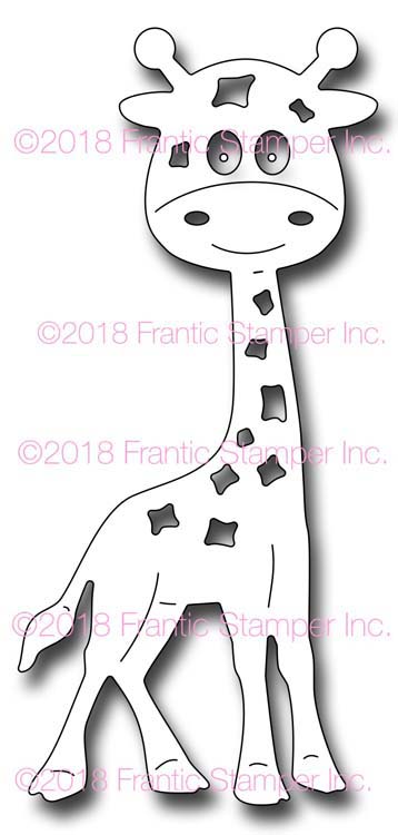 Frantic Stamper Precision Die - Gladys the Giraffe