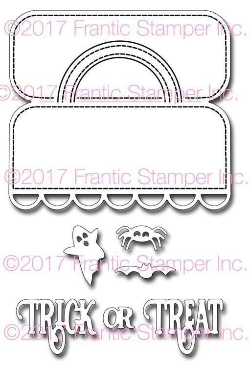 Frantic Stamper Precision Die - Treat Bag Topper