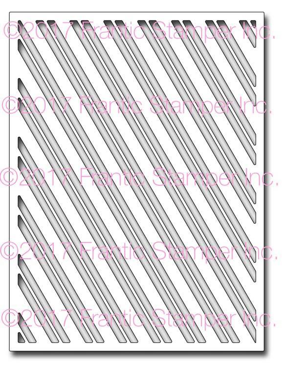 Frantic Stamper Precision Die - Diagonal Striped Panel