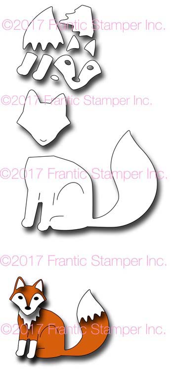 Frantic Stamper Precision Die - Redd The Fox
