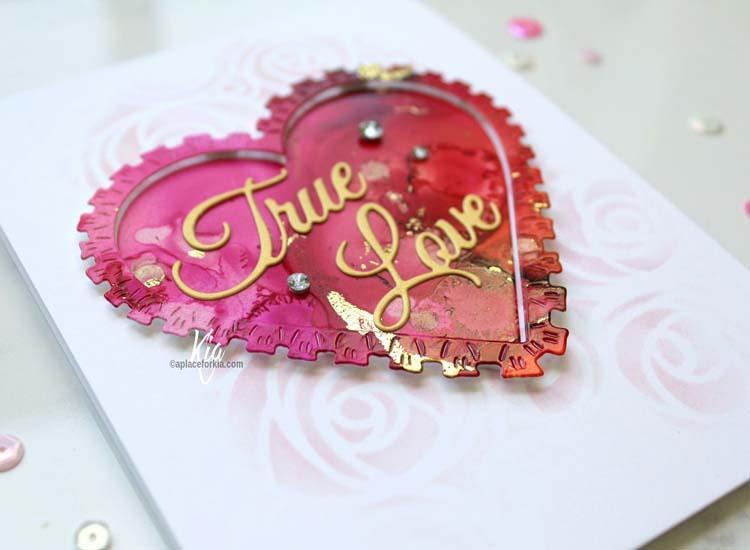 Frantic Stamper Precision Die - Ruffled Heart Frame