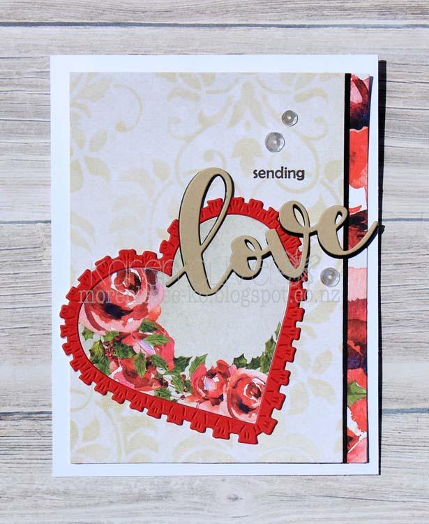 Frantic Stamper Precision Die - Ruffled Heart Frame