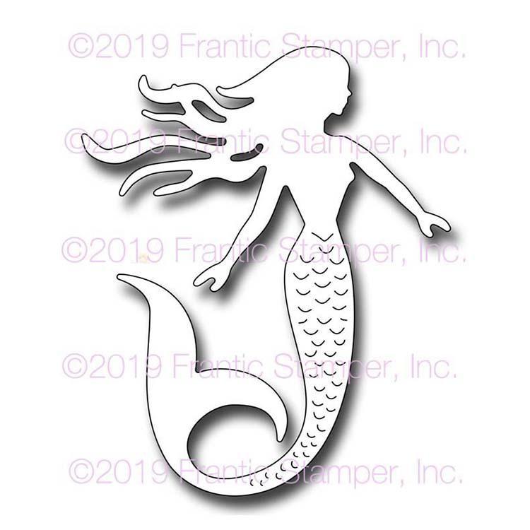 Frantic Stamper Precision Die - Mermaid 2