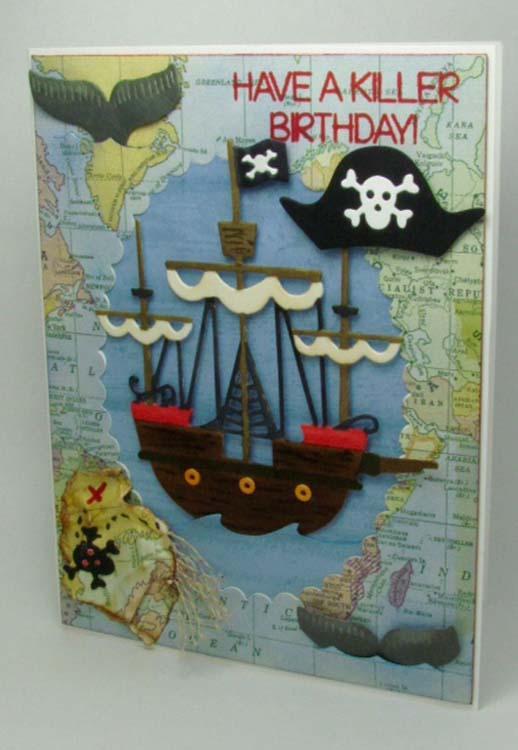 Frantic Stamper Precision Die - Pirate Ship