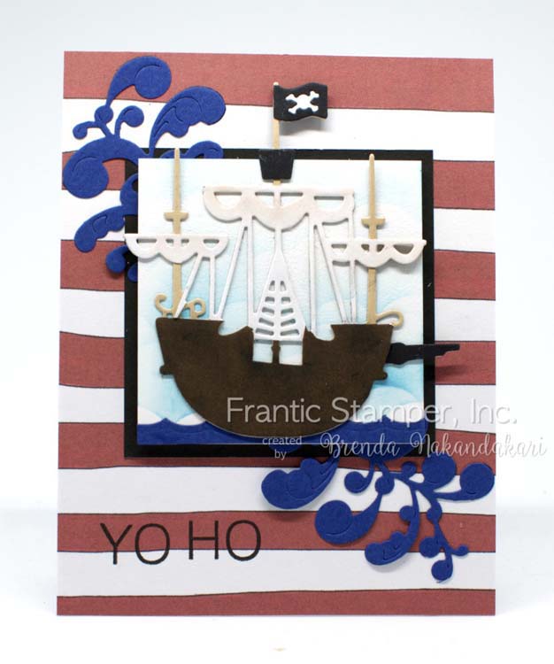 Frantic Stamper Precision Die - Pirate Ship