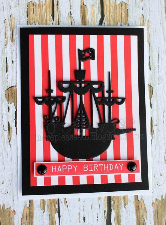 Frantic Stamper Precision Die - Pirate Ship