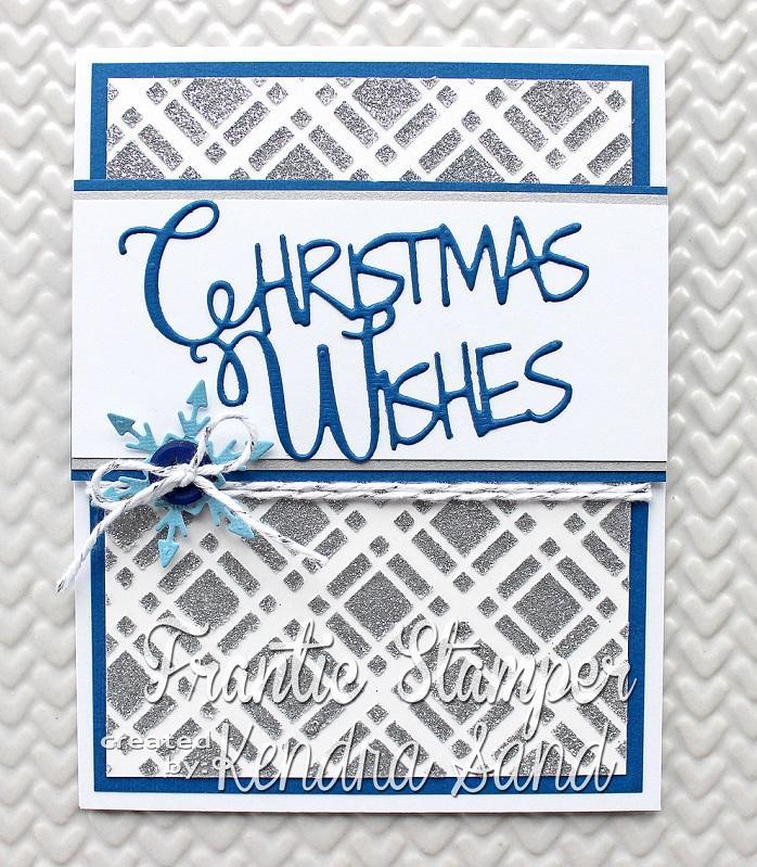 Frantic Stamper Precision Die - Christmas Wishes