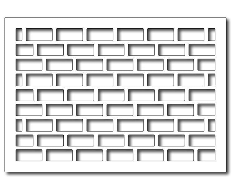 Frantic Stamper - Precision Dies - Brick Wall Card Panel