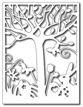 Frantic Stamper Precision Die - Easter Scene Card Panel