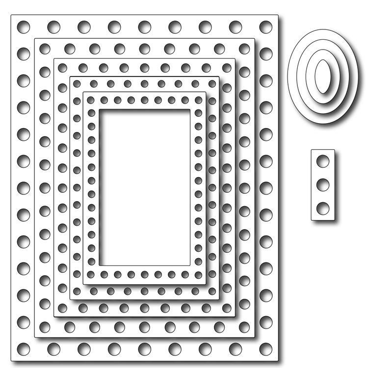 Frantic Stamper Precision Die - Dotted Frames