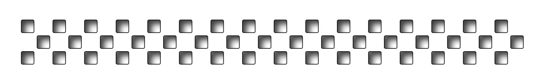 Frantic Stamper Precision Die - Checkerboard Card Band