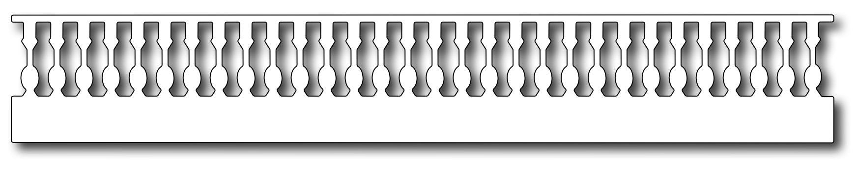 Frantic Stamper Precision Die - Bridge Railing