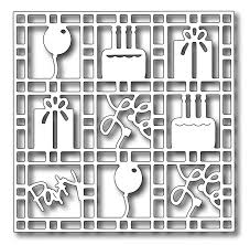 Frantic Stamper Precision Die - Birthday Grid