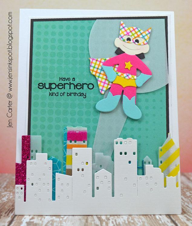 Frantic Stamper Precision Die - Super Hero Kid