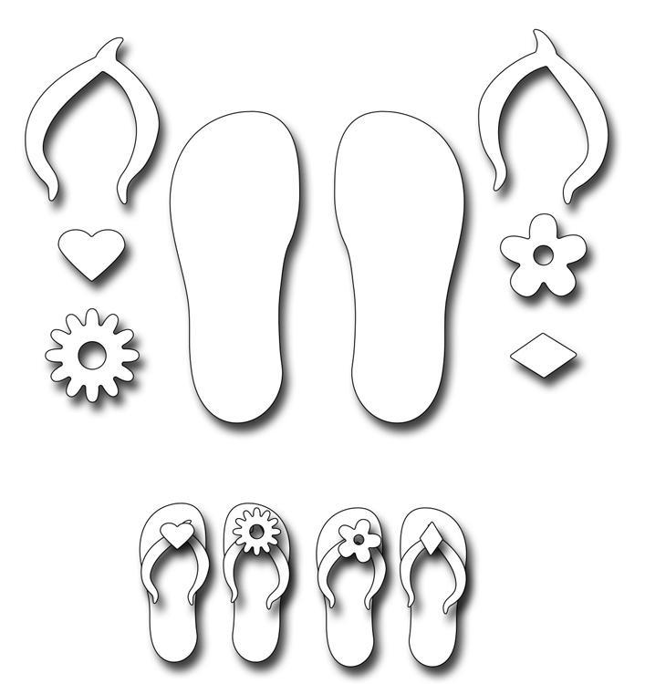 Frantic Stamper Precision Die - Flipflops