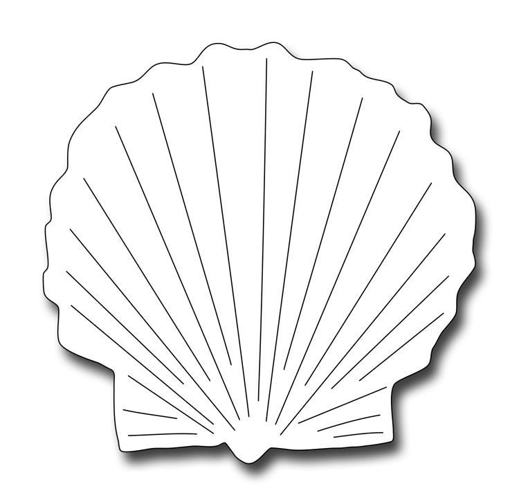 Frantic Stamper Precision Die - Scallop Shell