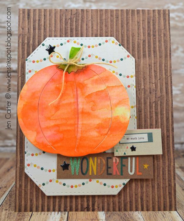 Frantic Stamper Precision Die - Large Pumpkin