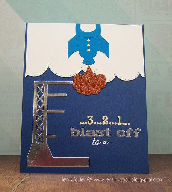 Frantic Stamper Clear Stamp Set - Sentiments From Space