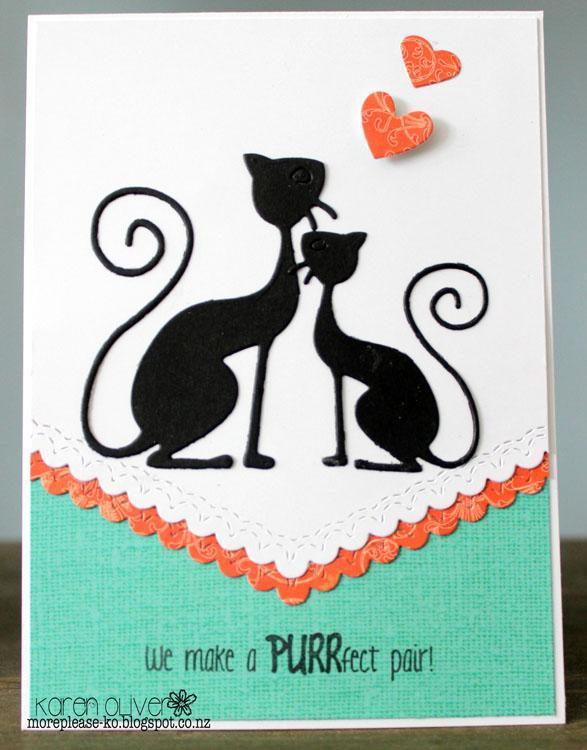 Frantic Stamper Clear Stamp Set - Cat Sentiments