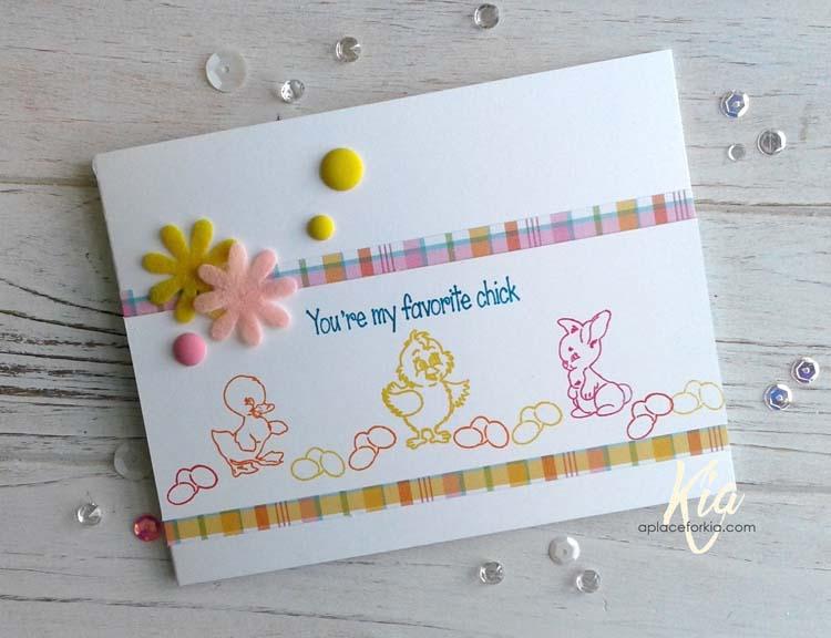 Frantic Stamper Clear Stamp Set - Easter Greetings