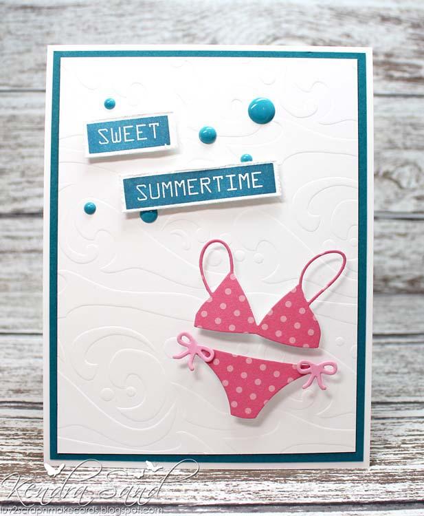 Frantic Stamper Clear Stamp Set - Retro Label Maker Summertime Sentiments