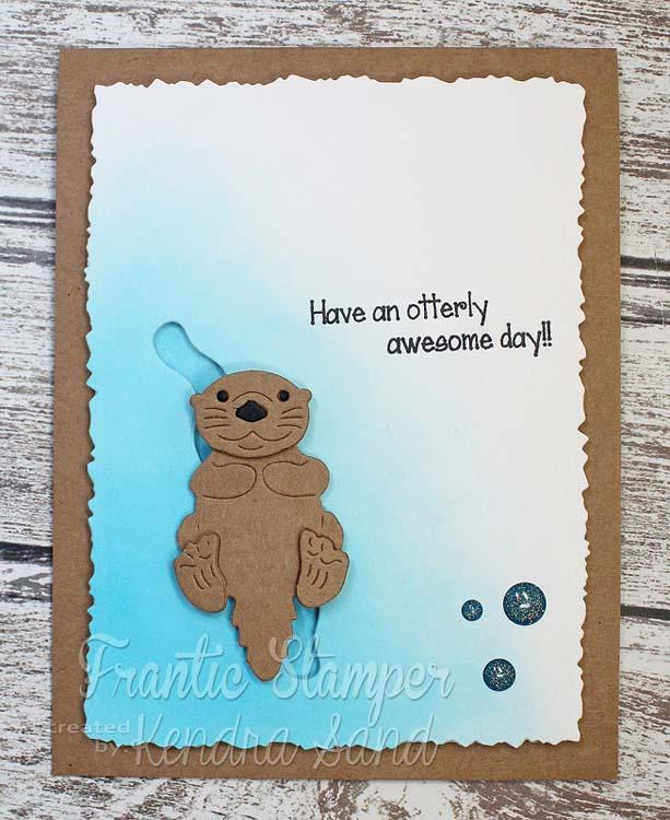 Frantic Stamper Clear Stamp Set - Otterly Amazing