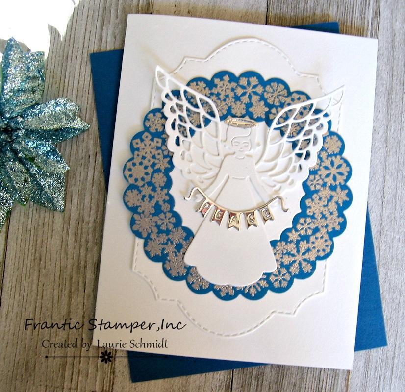 Frantic Stamper Clear Stamp Set - Snowflake Wreath